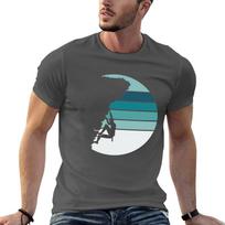 Climbing climber rock climbing gift TShirt Water Resistant Casual TShirt L black