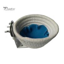 Pet Birds Nesting Supplies Nest for Cage Cotton Rope Breeding Bed Hatching House Hanging Accessories with Metal Fixings Cockatiel Parakeet Conure S blue