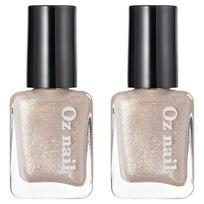 Oz Nail Shine Mood Nail Manicure 52 Golden Sand Beach 8ml 2 pcs gray