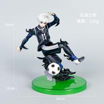 Blue Lock Soccer Anime Action Figure Series Isagi Yoichi Bachira Meguru Nagi Seishiro Collectible Toy Model Desktop Decor Statue NO BOX white