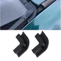 2 vnt. ABS medžiagos Galinio lango sandariklio kampai Juodi BMW E36 Sedano 3 serijos E36 Sedano/Salono modeliamsGeras produktas kaip parodyta spalva
