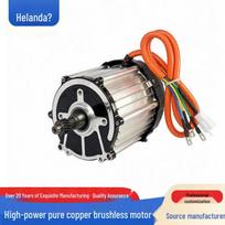 Didelės galios elektrinio triračio variklis 48V/60V/72V, 1500W/1800W/2000W, Gryno vario laidai. Load 72V 2000W 3200 RPM 80H motor