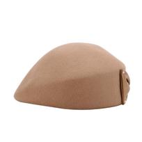 Rudens ir žiemos vilnonis beretas universalus lankas retro dailininko skrybėlė madinga elegantiška veltinio skrybėlė vaikai m (55-57cm) adjustable beige