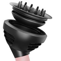 A83G Bangų garbanų difuzoriaus antgalis, skirtas Dyson Airwrap HS01 HS05, Air Wrap Id HS08, Du oro srauto kupolo difuzijos režimai juoda