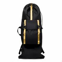 Longboard Bag Waterproof Backpack Carry Reflective Strips for Night Commuting Yellow 90x39x3cm