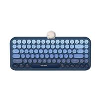 Mofii ANNI Wireless Silent Bluetooth Keyboard 84-Key Laptop Keyboard Dual Mode Sea Blue Gradient mėlyna