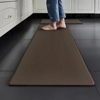 PVC plaunamas virtuvės kilimėlis Pilkas vinilinis neslystantis kilimas vandeniui atsparus aliejui ilgas kilimėlis grindims Balkonui Skalbimo kambario įėjimo durų kilimėlis 45x75cm gray