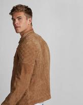 Originalus Avikailio Suede Oda Vyriškas Striukė Biker Motociklo Rudas Rankų Darbo Atsitiktinis M ruda