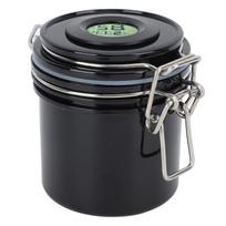 Blakstienų klijų laikymo indas 250ml Termometras Higrometras Blakstienų priauginimo klijų laikymo konteineris Juodas juoda