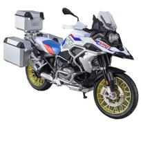 1/9 mastelio BMW R1250 GS Adventure lydinio lieto metalo modelis Motociklas su garsu ir šviesa Žaislas Dovana su vaikinu Vaikams Dovana Vaikui gray