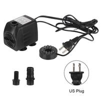 Vandens siurblys su maitinimo laidu, atsparus vandeniui, panardinamas fontanas su 12 LED šviesų 16W US Plug