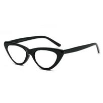 Dioptrija -0,5 -0,75 Iki -6,0 Saulės akiniai nuo akinimo Katinuko akies Miopijai Moterims UV400 Trikampis Receptiniai akiniai PC Rėmas Myopia -4.5