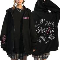 Stray Kids Kpop Maxident Spaudinys Užsegamas Džemperis Korėjietiško Stiliaus Y2 S juoda