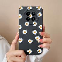 Dėklas OPPO Realme 12 12X 5G Gėlėtas Minkštas Skystas Silikonas Kameros Objektyvas Premium Apsauga Galiniai Dangteliai Realme12 X Funda Coque Realme 12X 5G