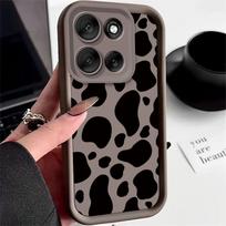 Skirta Motorola Moto G86 Moto G56 5G Moto G56 5G G86 dėklas Apsauginis Leopardų rašto Silikoninis minkštas telefono dėklas Matinis galinis dangtelis Motorola Moto G86