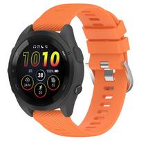 20mm watch Strap For Garmin Forerunner 165 158 55 245 Sports Silicone Breathable bracelet correa For Garmin vivomove 3 music 5 20mm for garmin oranžinė