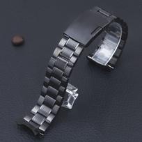 20mm 22mm Watch Straps Steel Metal Watch Bands Curved Arc End Bracelet Waterproof Diving Replacement Wristband Belt Accessories 22mm auksas
