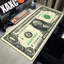 Money  Dollar Mouse Pad Gaming Mats Xxl Mousepad Speed Computer Tables Table Mat Deskpad Playmat Gamer Cabinet Deskmat Kawaii 800x400x2mm gray