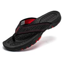 Men's Thong Sandals for Indoor & Outdoor Beachwear 46 black