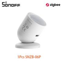 SONOFF SNZB-06P Zigbee Human Presence Sensor 5.8GHz Microwave Radar Detection Smart Scene Compatible Alice Google IFTTT HA Zigbee white