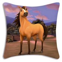 Laisvasis jodinėjimas arkliukai Pagalvių užvalkalai Animacinis Sofa Dekoratyvinis Namų Dvipusis Spausdinimas Trumpas Pliušas Mielas Pagalvės Užvalkalas Short plush 60*60(CM)-1Pcs