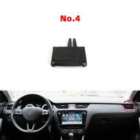 Automobilio priekinės centrinės panelės oro kondicionieriaus AC ventiliacijos grotelių lizdo surinkimas Skoda Octavia 2015-2025 5E0820951 5E0820951CZLL black