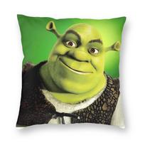 Cartoon Monster Shreks Pillowcase Printed Polyester Cushion Cover Decoration Throw Pillow Case Cover Home Zipper 40X40Cm Short plush 65*65(CM)-1Pcs