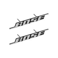 Universalus BOSE garso logotipo lipdukas Pakeitimo lipdukas Senoms subraižytoms automobilio garsiakalbių grotelėms Stereo apdailos dalys 2Pcs-grille