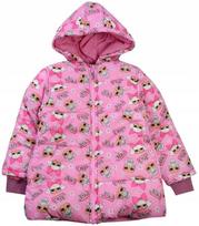 L.o.l. surprise padded winter jacket with fleece lining 128/134 d089e pink