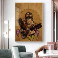 1 vnt. Filmai Tank Girl Plakatas Lipdukas Spaudinys Atsparus vandeniui Sienos menas Svetainei Miegamajam Namų dekoras 40x60cm No Frame