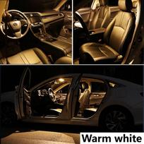 Canbus LED Interior Dome Reading Trunk Light Bulb Kit For Seat Leon 1M 1P 5F Ibiza 6J 6P Alhambra Ateca Arona Exeo Altea Toledo hxqgn22 Toledo (13-19) 9PC šilta balta spalva