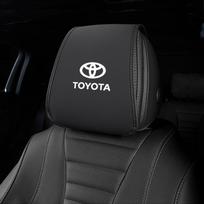 Automobilinė odinė galvos atramos pagalvės užvalkalas, saugos diržo peties paminkštinimas Toyota Yaris Ractis Corolla Camry automobiliui, interjero aksesuarai, raktų pakabukas IJ1