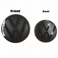 2 vnt. Automobilio logotipas Priekinės grotelių emblemos dangtelis Bagažinės dangčio emblemos lipdukas VW Golf Amarok T5 Phaeton Teramont Automobilio lipdukas Bu2 2010-16 Tiguan