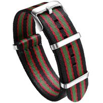 Nylon Watch Band 20mm 22mm Comfortable Watch Straps Loop Military Washable Blet for Men Watchbands 22mm gray