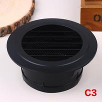 75/100/125mm Apvalus ortakio vėdinimo dangtelis Oro išleidimo anga Ištraukimo vožtuvo grotelės Oro cirkuliacijos angų dangtelis