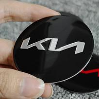 4 vnt. 56 mm 60 mm ratlankių dangteliai aliuminio lipdukas, skirtas KIA K3 K5 K7 K9 KX3 Magentis Cerato Forte Sportage R Soul Venga Sorento 60mm