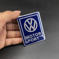 3D Metalinis Aliuminio Ženklelis Automobilio Kėbulo Dekoravimo Lipdukas VW GTI Polo Golf Passat Tiguan Arteon Touareg Taigo Caddy Jetta Beetle