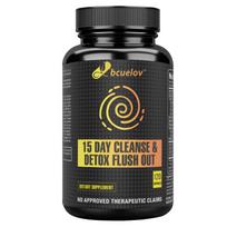 15 Day Cleanse Detox Capsules, Dietary Supplement, 120 Capsules Body Support Supplement for Daily Intake 120 Capsules
