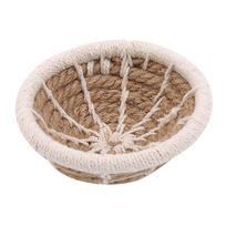 Cockatiel Birds Cage Bird Breeding Nest Hemp Rope With Plush Mat Canary For Parrot 1Set S ruda