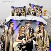 Maneskin Rock Band Maneskin Damiano David Duvet Cover Double Twin Full Queen King Adult Boys Bedclothes Quilt Cover 135x200cm black