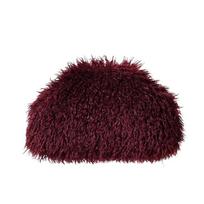 Y2k Fluffy Plush Clip Clutch Spicy Girl Fluffy Bag Retro Kiss Lock Clutch Bag  Wedding tamsiai raudona spalva