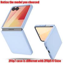 Skysto silikono dėklas, skirtas Samsung Z Flip 8, plonas, itin plonas, odos pojūtis, vyrams, moterims, dangtelis, skirtas Samsung Galaxy Z Flip 8 7 FE 6 5 4 3 2 Galaxy Z Flip 8 beige