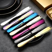 Stainless Steel 430 Butter Knife with Hole-Punch for Bread, Jam, and Cheese juoda