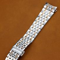 Tissot Le Locle 1853 T41 / T006 serijai 19mm/14mm/12mm Laikrodžio apyrankė Laikrodžio vientisas nerūdijančio plieno apyrankė 12MM white