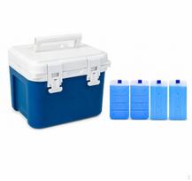 Nešiojama medicininė vakcinų aušinimo dėžė su PU izoliacija mėginiams transportuoti 6L Be priedų 6L Bare Box + Ice Pack