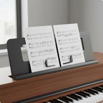 Elektroninės klaviatūros muzikos stovas Platus suderinamumas Skaitmeninio pianino natų laikiklis Universalus dizainas gray