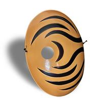 Naruto Mask Halloween Glowing Sharingan Uchiha Obito White Mask Cosplay Props geltona