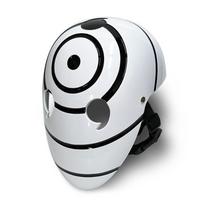 Naruto Mask Halloween Glowing Sharingan Uchiha Obito White Mask Cosplay Props balta