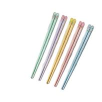 5Pairs Durable Sushi Chopsticks Reusable Traditional National Tide Chopsticks  Home Use Style A