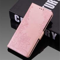 Atverčiamas odinis piniginės dėklas, skirtas iPhone 13 12 11 Pro Samsung Galaxy A12 A13 A51 A71 J5 Xiaomi Redmi 10 9C 9A 9T 10C 10A Mi 11 Lite POCO X3 Pro telefono dėklai Samsung M52 5G rožinio aukso spalvos